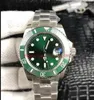 Super Factory V7 2813 Movimento Relógio Verde Cerâmica Moldura Vidro Safira 40mm 116610 Novo Estilo Luminoso Automático Relógios Masculinos Fashio182c