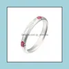 Bangle Bangle Fashion Quality Red Blue Emamel Valentines Day and Mothers Gift Armelettbangle Drop Leverans smycken Armband DH3DL