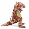 Mochilas de pelúcia para crianças Dianosaur Kids Doll Bag 3D Dinosaur Baby Backpack para meninos meninas Bolsas de animais fofas Brinquedos de brinquedos 221105