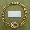 Collier de mode Designer Bracelets Bijoux De Luxe Pendentif De Mariage Cadeau Chaîne Or Plaque Diamant Colliers Pour Les Femmes