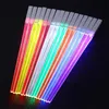 Party Supplies Food Grade LED Lightsaber Luminous Chopsticks Portable Concert Flash Stick Removable Glow Stick Night Light