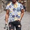 Męskie koszulki T-shirt 3D Drukuj mężczyzna i damskie koszulki kwiatowe z krótkim rękawem fabrycznie sprzedaż bezpośrednia wersja 2022