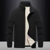 Куртки 2022 Зимние толстые флисовые мужчины Outwear Sportswear шерстяная вкладка теплые слои Мужчина термическое пальто плюс размер M-9xl Y2211