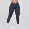 Yoga Kıyafetleri V Bel Ezme Popo Tayt Kadınlar Dikişsiz Legging Seksi Ganimet Legging Egzersiz Spor Salonu Tayt Spor Yoga Legging Koşu Tayt 221104