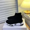 Buty 2022 NOWOŚĆ BALENCIGAS NOT SLIP KNIT BUTS BUTS Designer Buty Sock Buty męskie słynne marka trampki Triple Black Biały rozmiar 35-44