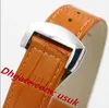 3A Quality Sports Watch Chronograph Limited Watch Orange Bezel Black Dial VK Quartz Professional Dive Wristwatch折りたたみ握りClasp Men Watches