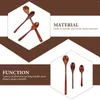أدوات المائدة مجموعات 3pcs أدوات الطبخ المطبخ ملاعق الملاعق الحلوى لعشاء حساء