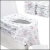 Toilet Seat Covers Travel Disposable Toilet Seat Ers Waterproof Star Prints Nonwoven Close Stool Protect Paper Potty Protectors El B Dhqzc