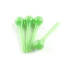 Chandelier Crystal Opaque Lt Green 100pcs 16 60mm Hanging Drop Raindrop Pendants For Glass Curtain Lamp Candlestick Adornment