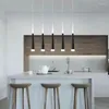 Pendellampor moderna europa enkla ljus foajé studera sovrum hängande aluminium kropp 5w led inomhus belysning luster ccc ac ac