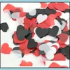 Feestdecoratie hart confetti tafel centerpieces verstrooiing diy schroot papier bruiloft decoratie handig praktisch voorstel jaarlijkse me dhntl