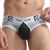 Caleçons sous-vêtements Sexy pour hommes taille basse slips extensibles respirant u-bulge tasse poche creux confortable vêtements masculins