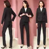 Women's Tracksuits 2 Piece Outfits For Women Professional Women's Suit Spring And Autumn OL Temperament Business Self-cultivation