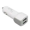 Mini Dual USB Car Charger 2.4A 5V 2 Port Fast Charging Socket Adapter för alla smarta telefoner