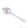 2022 new fashion Kitchen Tool Love Heart Shape Style Stainless Steel Tea Infuser Teaspoon Strainer Spoon Filter high quality
