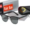 Luxuremerk Rale Ban Sunglass Classical Designer Polariseerde bril Men Women Pilot Ray Band 3016 Zonnebrillen UV400 Eyewear Sunnies Metal Frame Polaroid Lens