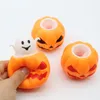 Cadılar Bayramı Squishy Pumpkin Hayalet Fidget Oyuncak Komik Kabak Squeeze Oyuncakları Stres Rahatlama Dekompresyon Oyuncak Anksiyete Rahatlatıcı