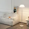 Lampada da terra moderna rosa per l'arredamento della camera da letto del soggiorno, lampada da scrivania in burro acrilico con atmosfera calda, apparecchio di illuminazione da studio G1002