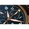Superclone LW Watch Diver Luxury Watch 41mm ETA Chronograph Movement IW387902 Bronze Pilot