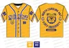 Mens Winston Salem Eyalet Üniversitesi Beyzbol Forması Özel herhangi bir isim numarası dikişli kolej kıyafetleri büyük uzun