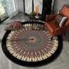 Carpets Home Decor Printing Living Room Bedroom Rug Kitchen Shower Door Floor Mat Ethnic Mandala Round