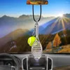 Interior Decorations Bemost Car Pendant Tennis Ball Ornaments Automobiles Rearview Mirror Suspension Decoration Auto Accessories Styling