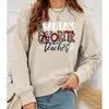 Lettre Sweats à capuche pour femme Pull en velours de Noël Automne et hiver Pull chaud Père Noël Pulls laids pour femme Pulls adorables drôles pour les fêtes de vacances