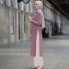 Vêtements ethniques 2022 EID Mode Abaya Musulman Hijab Robe pour femmes Dubaï Turquie Robe Islam Prière Tenues Long Top Pantalon Ensembles Caftan Mubarak