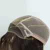 Parrucche da donna Nuova modanatura a iniezione in pizzo Linea per capelli naturale 110% Sistema di capelli umani unit￠ per donne peli