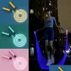 Jump Ropes Fitness Discoloration Glowing Skip Rope Operting LED Jump Ropes Light Up Outdoor Supplies Portable Training Sports Equipm DHD3Z