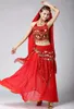 Stage Wear 4pcs Set Sexy Egypt Belly Dance Costume Bollywood Dress Bellydance Womens Dancing Sets