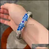 Bangle Bangle Fashion Quality Red Blue Emamel Valentines Day and Mothers Gift Armelettbangle Drop Leverans smycken Armband DH3DL