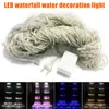 Strips Christmas LED Waterfall Meteor Shower Rain String Light Holiday Halloween Decorative Lights For Home Bedroom Party J99St