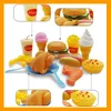 Kitchens Play Food 34pcs Children Kitchen Toys Cutting Plastic Fruit Vegetable Ice Cream Drink Kit Kat Pretend Education Toy For Kids 221105