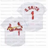 Baseball Jerseys Retro Baseball 1967 1982 e 1992 camisa doméstica 45 Gibson 1 O.Smith 30 Cepeda 24 Herzog 18 Shannon 14 Boyer