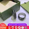 projektant 925 Silver Snake g Love a Ring Biała miedź dla męskich miłośników mody pierścienie Pierścienie wysokiej jakości Pierścienie z pudełkiem mężczyzn Kobiety serdeczne Bague G2684
