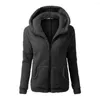 Kvinnors jackor Trendiga Winter Coat Cardigan Plus Size Hoodie Wear-Resistent Women Jacket