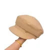 Tasarımcı Bereliler Moda Bayan Şapkaları Lüks Askeri Stil Kap Klasik Harfler Desen Kapaklar Sokak Erkek Bere Gündelik C Şapka 3 Renkler 2022