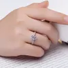 Anello in argento sterling S925 con diamante imitazione anello per ragazza modello a vite anelli da uomo classici da uomo in acciaio al titanio designer per donne regali di lusso donna ragazza gioielli