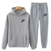 New2023 Men Sets Sets Fashion Autunt Spring Sporting Stawing Sweatshirt Sweatpants Mens Clothing2ピースセットスリムトラックスーツパーカー