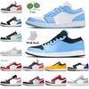 2023 University Blue 1 1s Low Cut Men Womem Basketball Shoes Jumpman UNC Game Royal Laser Multi Color Yellow Limelight Noble Red Designer MensJORDON JORDAB