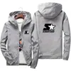 Jackets startmärke Spring Autumn Hoodies Herrens sportkläder Casual Hooded Quick Dry Fashion vandring Militär plus storlekar-7x Y2211