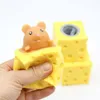 Evil Mouse Cup Fidget Toy Squishy Cheese Funny Squeeze Toys Stress Relief Decompression Toys Anxiety Reliever