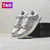 Yeni Erkek Tasarımcı Skel Casual Ayakkabı Üst Düz Alçak Kemikler Sneakers Runner Gerçek Deri Siyah Gri Beyaz Yeşil Leylak Turuncu Kiralık Kırmızı Açık Mavi Lüks Erkek Kadın Ayakkabı