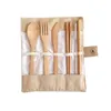 Dinnerware Sets Japan Style Lacquer Free Bamboo Knife Fork And Spoon Set Portable Cutlery Handmade Products