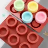 Cilindro a 8 cavità Stampo in silicone Vaso da fiori fai-da-te Torta da dessert Gelatina Sapone fatto a mano Regalo per feste Strumenti di cottura Decorazioni per la casa MJ1041