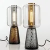 Bordslampor modern led lampa belysning glasbelysning sovrum s￤ngbord skrivbord kaf￩ armatur heminredning vardagsrum konst