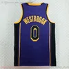 맞춤형 새 시즌 인쇄 농구 저지 8 Jarred Vanderbilt Cole Swider Max Christie Lonnie Walker IV Thomas Bryant Scotty Pippen Jr. Jerseys 6 Patch