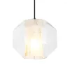 Pendant Lamps Nordic Postmodern Restaurant Bar Chandelier Spanish Natural Marble Bedside Lamp E27 Light Spurce Lighting Fixture