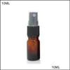 Packing Bottles 5100Ml Beauty Empty Amber Glass Bottles Essential Oil Mist Spray Container Case Refillable Travel Drop Delivery Offi Dhviz